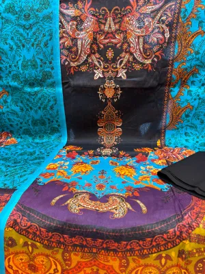 Soft Digital Print Lawn Set – Unstitched